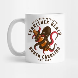 Currituck Beach, NC Octopus Summer Vacation Mug